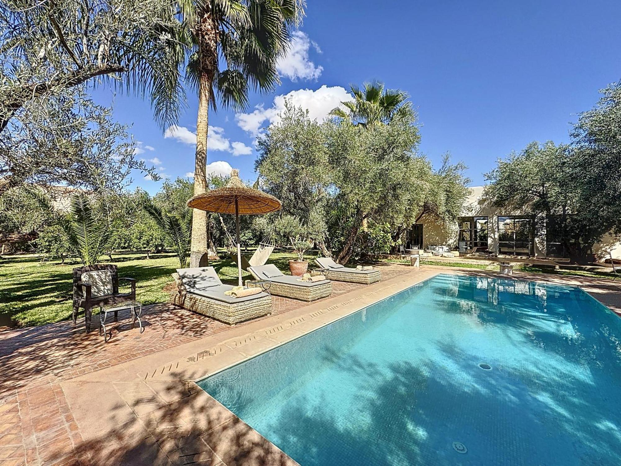 Villa Paschmina Piscine Chauffee Ourika Bagian luar foto